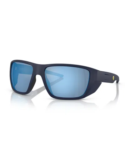 Scuderia Ferrari Men's Polarized Sunglasses Fz6012u In Matte Blue