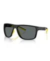 Scuderia Ferrari Men's Polarized Sunglasses, Fz6015u In Matte Black