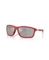 Scuderia Ferrari Men's Rectangle Sunglasses, Fz6021u In Red
