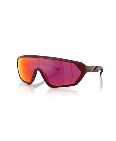 Scuderia Ferrari Men's Sunglasses, Fz6017u In Red Bordeaux