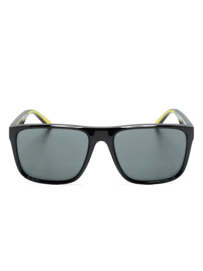Scuderia Ferrari Navigator-frame Sunglasses In Black