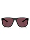 Scuderia Ferrari Pilot-frame Sunglasses In Black
