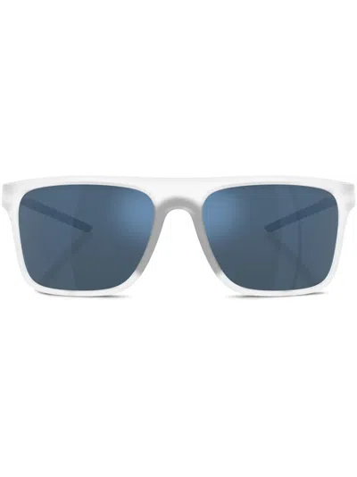 Scuderia Ferrari Rectangle-frame Sunglasses In Grey