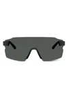 Scuderia Ferrari Shield-frame Sunglasses In Gray