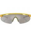 Scuderia Ferrari Shield-frame Sunglasses In Yellow