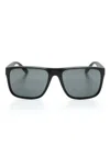 Scuderia Ferrari Square-frame Sunglasses In Black
