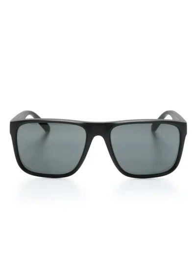 Scuderia Ferrari Square-frame Sunglasses In Black