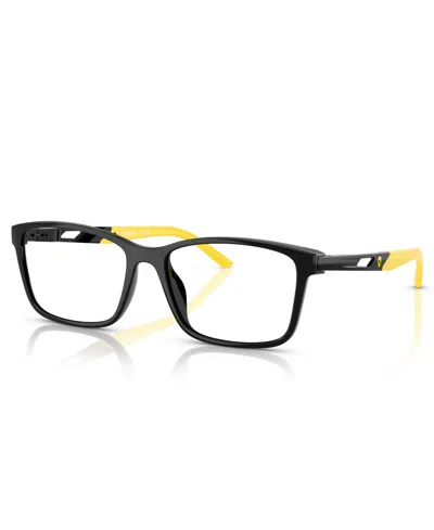 Scuderia Ferrari Unisex Eyeglasses, Fz8012u In Black