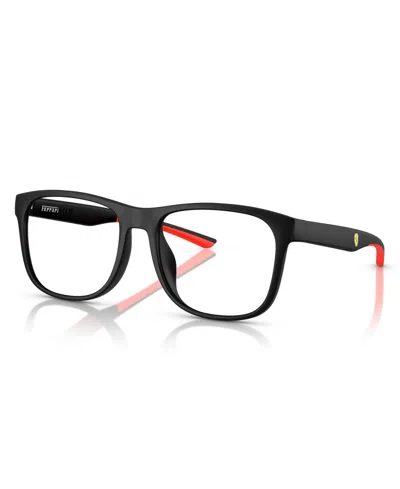 Scuderia Ferrari Unisex Eyeglasses, Fz8014d In Black