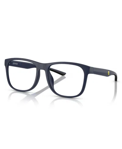 Scuderia Ferrari Unisex Eyeglasses, Fz8014d In Blue