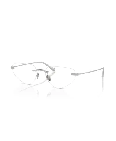 Scuderia Ferrari Unisex Irregular Eyeglasses, Fh3002td In Silver