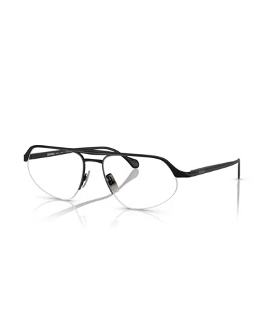 Scuderia Ferrari Unisex Irregular Eyeglasses, Fh3005 In Matte Black