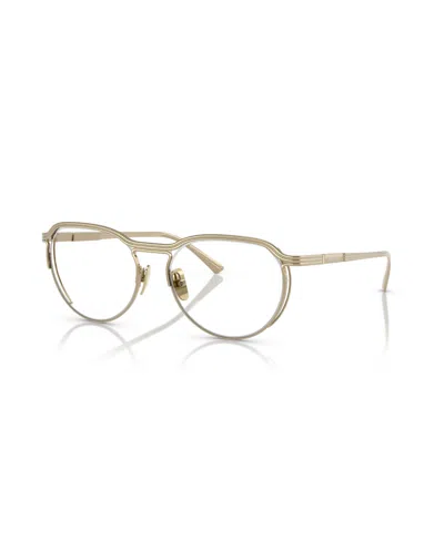 Scuderia Ferrari Unisex Oval Eyeglasses, Fh3004t In Pale Gold