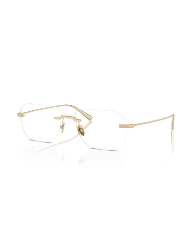 Scuderia Ferrari Unisex Pillow Eyeglasses, Fh3003td In Pale Gold