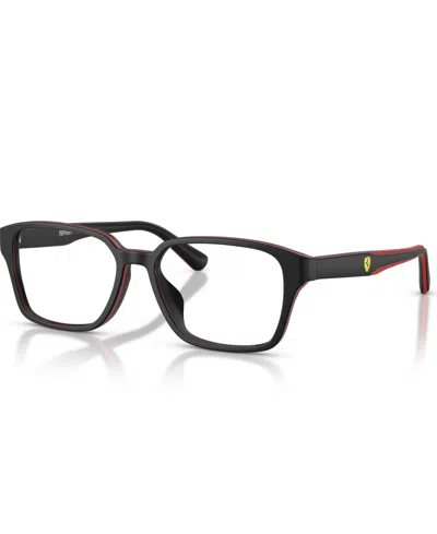 Scuderia Ferrari Unisex Pillow Eyeglasses, Fz8029d In Black