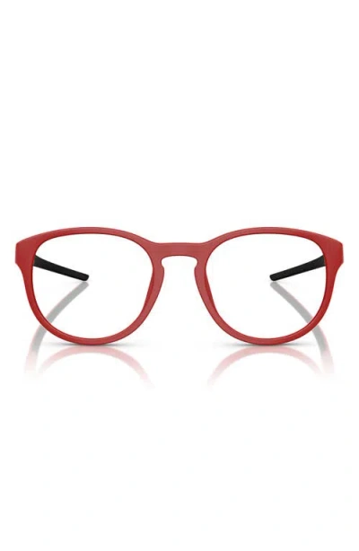 Scuderia Ferrari X  52mm Phantos Optical Glasses In Matte Red