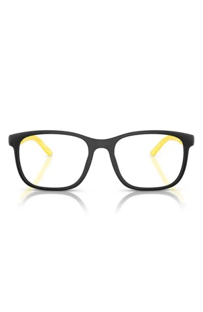 Scuderia Ferrari X  53mm Pillow Optical Glasses In Matte Black