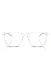 Scuderia Ferrari X  53mm Pillow Optical Glasses In Matte Crystal