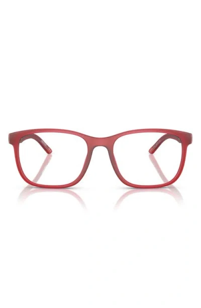 Scuderia Ferrari X  53mm Pillow Optical Glasses In Red
