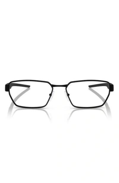 Scuderia Ferrari X  55mm Irregular Optical Glasses In Matte Black