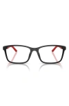 Scuderia Ferrari X  55mm Pillow Optical Glasses In Matte Black