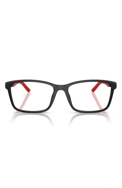 Scuderia Ferrari X  55mm Pillow Optical Glasses In White