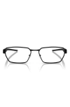Scuderia Ferrari X  57mm Rectangular Optical Glasses In Matte Black