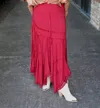 Scully Dancing Through The Night Skirt In Burgundy In White