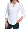 Scully Lace Front Blouse In White In White