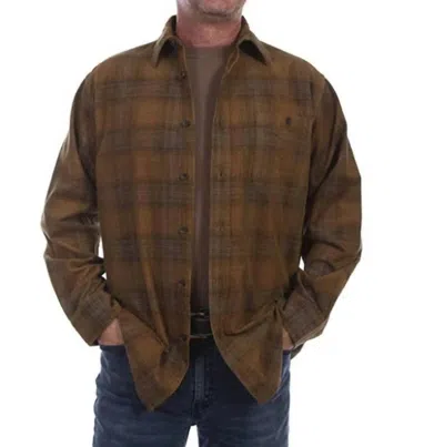 Scully Men's Corduroy Outdoor Long Sleeves In Coffee