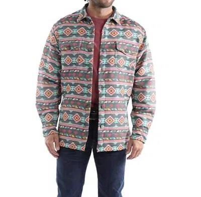 Scully Men's Farthest Point Aztec Jacket In Multicolor