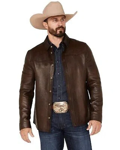 Pre-owned Scully Men's Leather - 1044-192 In Brown