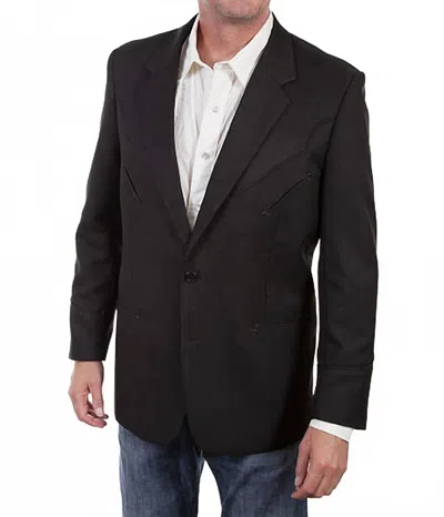 Scully Traditional Western Blazer In Black