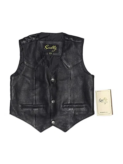 Scully Tuxedo Vest In Black