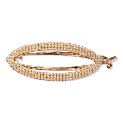 Scünci Banana Barrette With Pearls