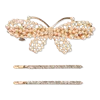 Scünci Elite Barrette And Bobby Pin 3 Piece Set