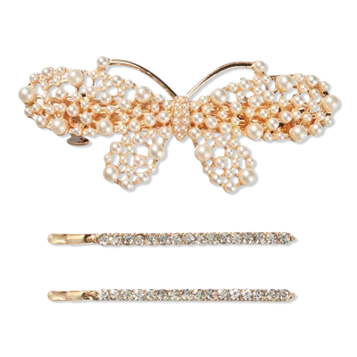 Scünci Elite Barrette And Bobby Pin 3 Piece Set