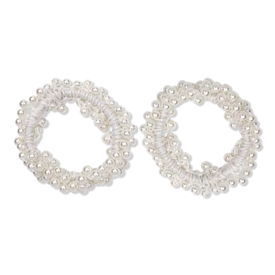 Scünci Elite Faux Pearl Ponytailers