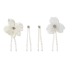 Scünci Elite Flower And Rhinestone U Pins