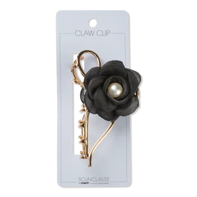 Scünci Elite Gold/black Rosette Claw Clip
