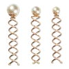 Scünci Elite Spiral Pins With Pearl
