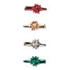 Scünci Holiday Bow Salon Clips