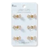 Scünci Mini Crystal Jaw Clip Set
