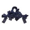 Scünci Navy Blue Bow Claw Clip