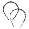 Scünci Ponytail Fabric-wrapped Comb Headbands