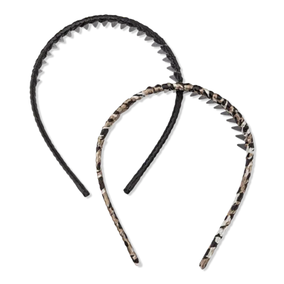 Scünci Ponytail Fabric-wrapped Comb Headbands