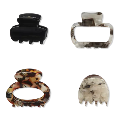 Scünci Primp Mix Acrylic Claw Clips - Tort