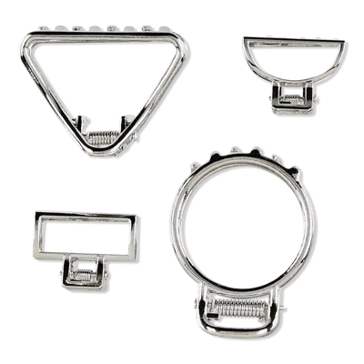 Scünci Primp Mixed Metal Claw Clips