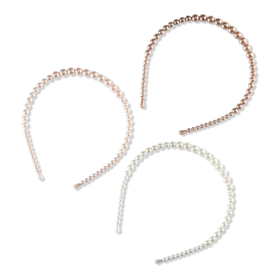 Scünci Primp Pearl Headbands
