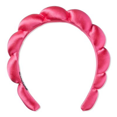 Scünci Satin Bubble Headband - Pink